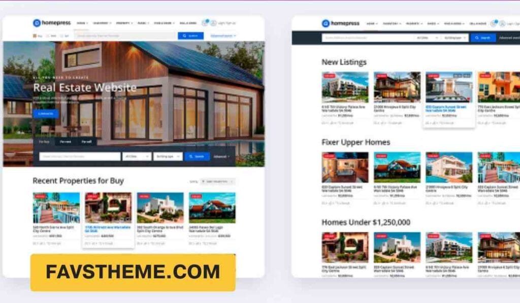 Free Download HomePress Real Estate Theme