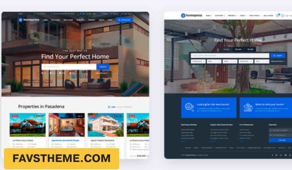 Free Download HomePress Real Estate Theme