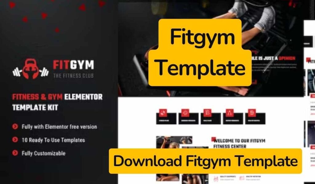 Download FitGym Template