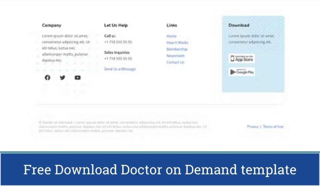 Doctor on Demand template