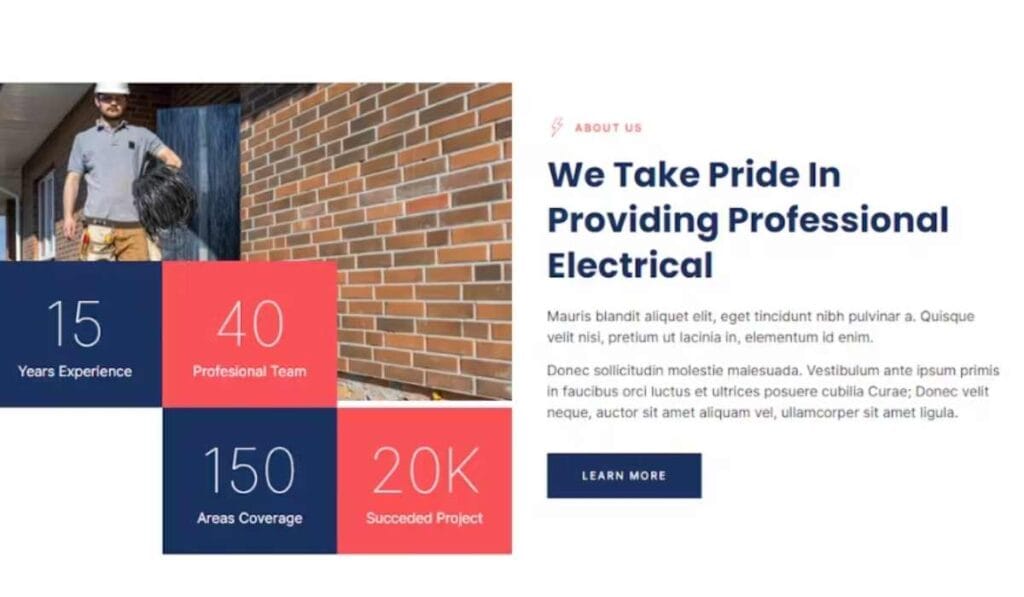 Servicio - Electrician & Electrical Services Template