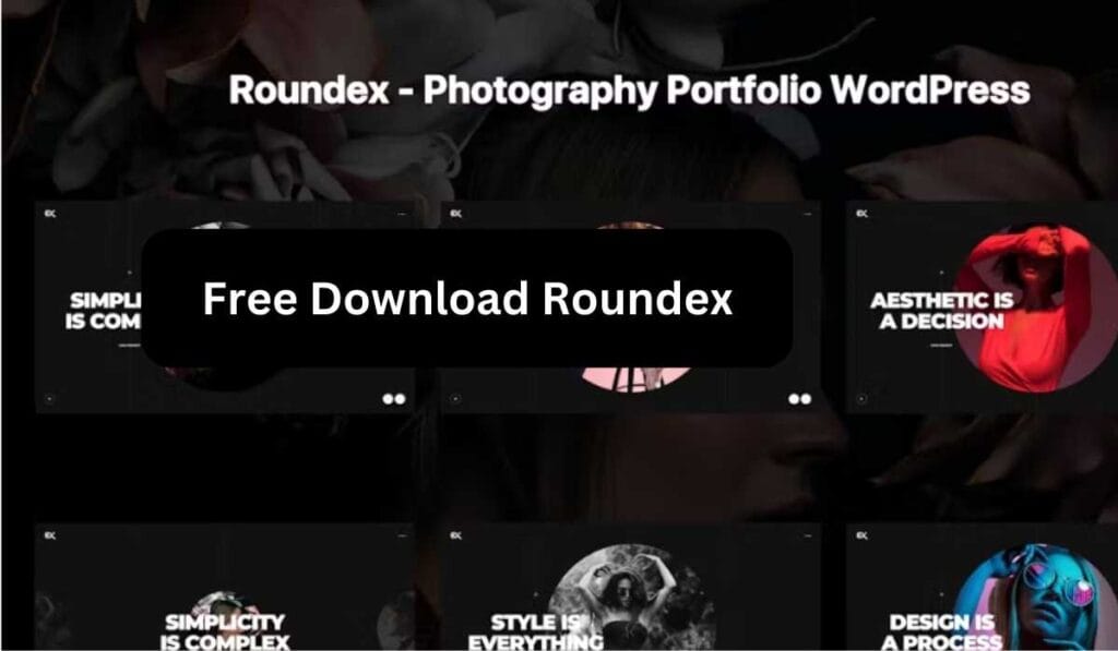 Roundex - Photography Portfolio WordPress