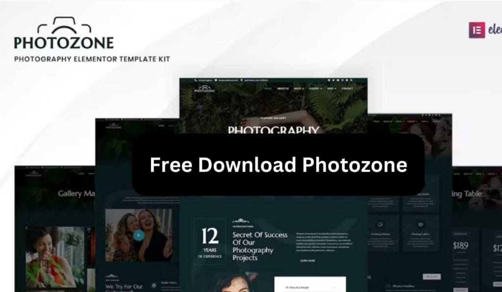 Photozone – Photography Template